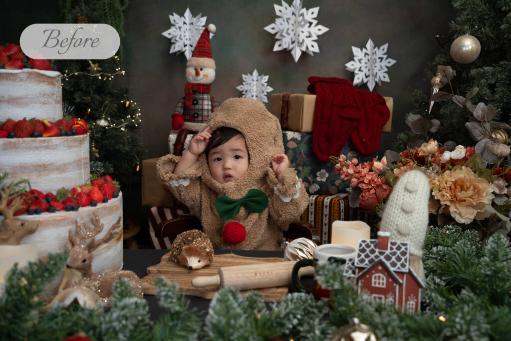 レタッチ前の写真